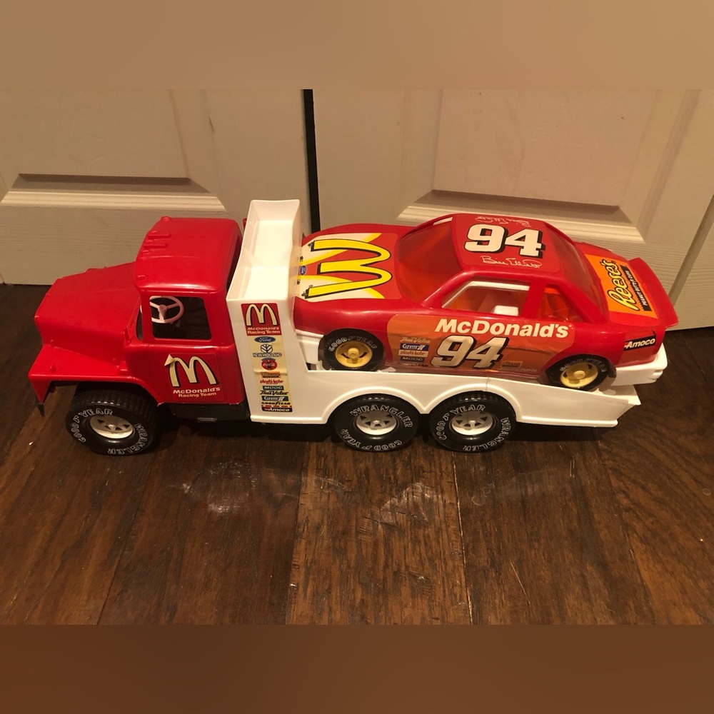 McDonald's Racing Team Truck Transport and Thunderbird Race Car